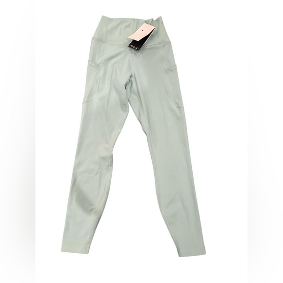 Nike Women’s Dri-Fit One High Waist 7/8 Leggings Size Small Cannon Green Color - Picture 4 of 10